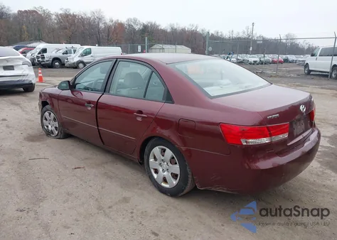 2007 Hyundai Sonata Gls из США, поврежденный, VIN 5NPET46C47H220339